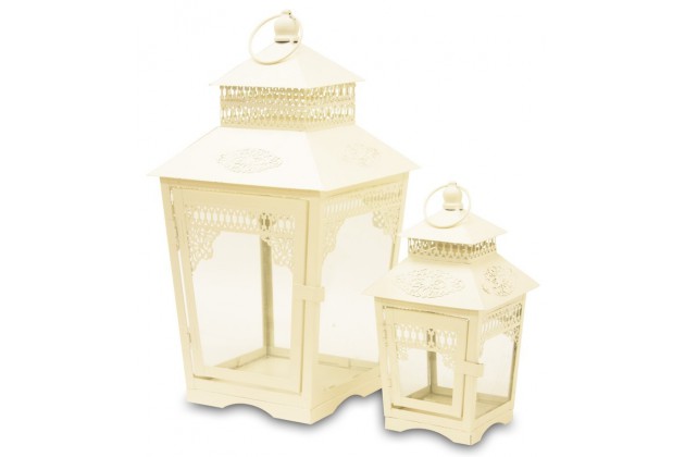 Pl Lampion Metalowy  Kpl.2 Szt.-Prom.
