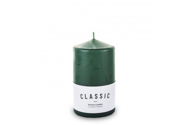 Pl Zieleń Świeca K Classic Mat Walec Średni Fi8