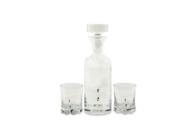 Pl Kpl Karafka + 2 X Szklanka Whisky-Prom.