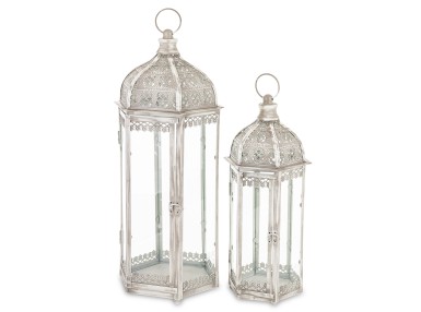 Lampion Metalowy Kpl. 2 Szt.