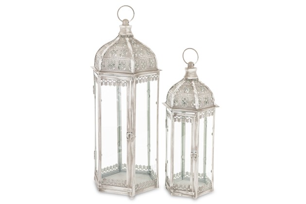 Lampion Metalowy Kpl. 2 Szt.